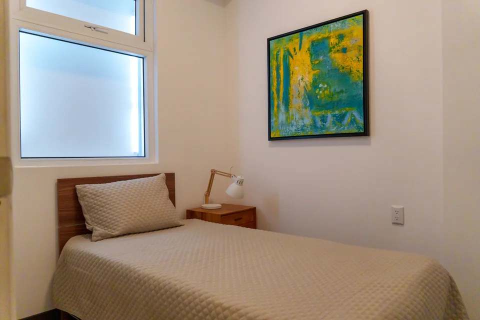 Fotografía de dormitorio 3 del apartamento modelo de Eleva Once.